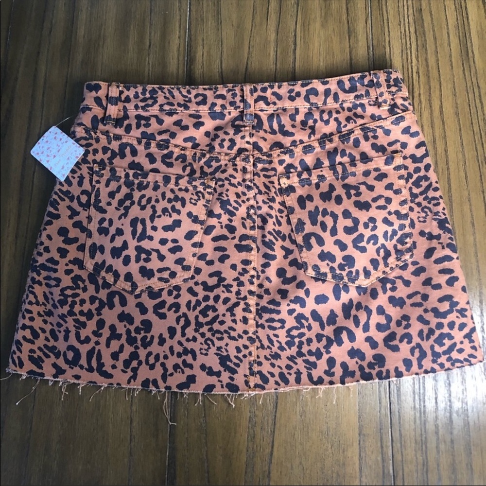 NWT Free people cheetah skirt - Picture 4 of 4